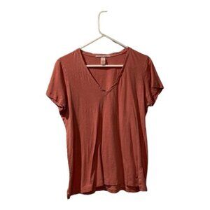 Women's Victoria's Secret Mauve V-Neck Pullover Shirt Size Large Used #0006